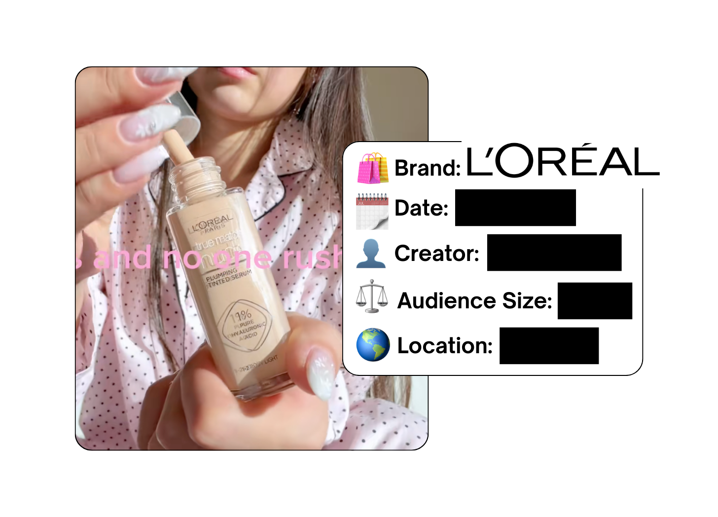 Spotted: L’Oreal in a new paid collab
