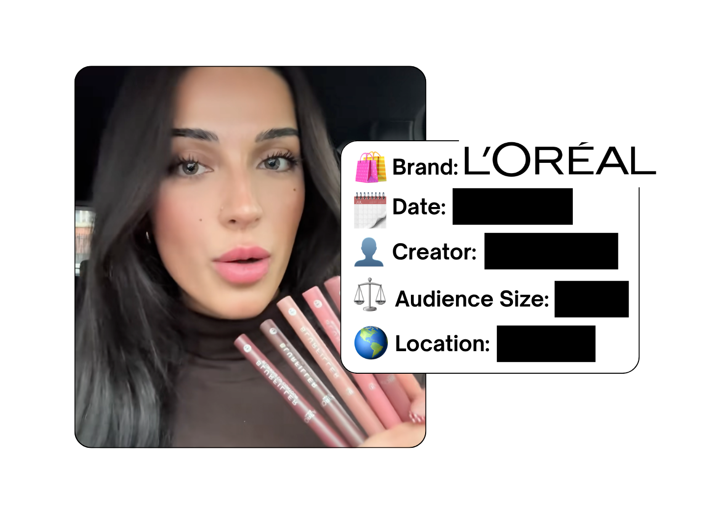 Spotted: L’Oreal in a new paid collab