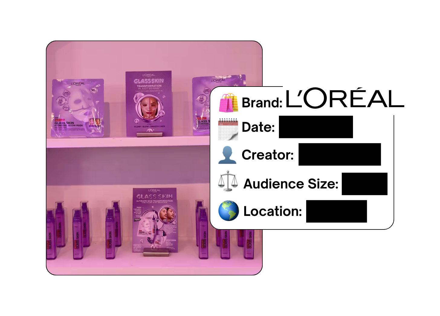 Spotted: L'Oreal in a new paid collab