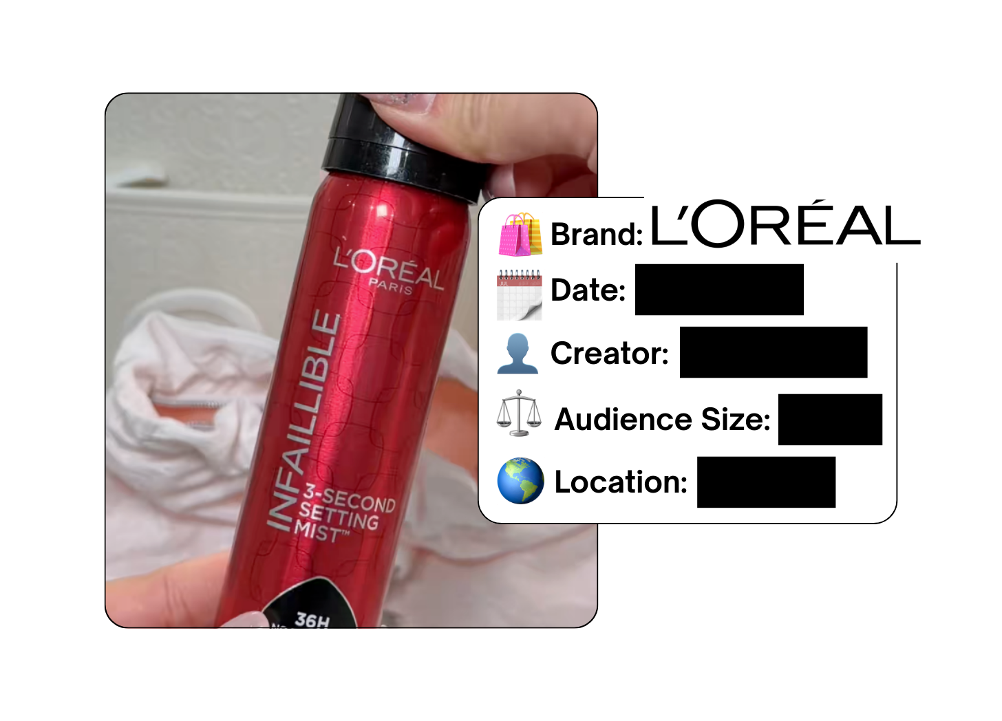 Spotted: L’Oreal in a new paid collab
