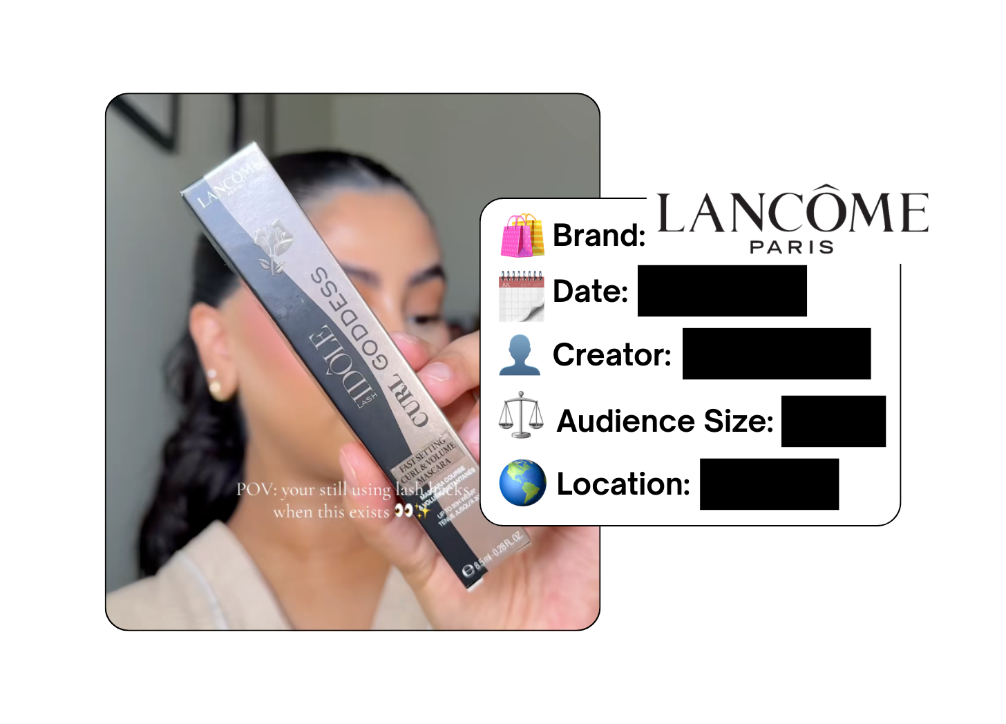 Spotted: Lancôme in a new paid collab