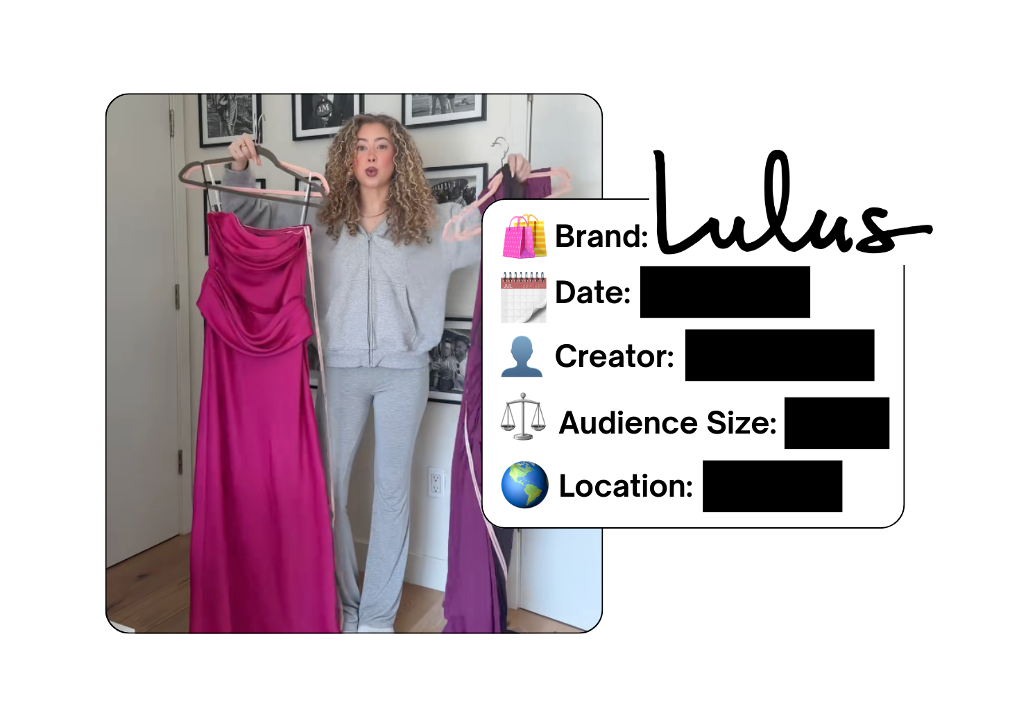 Spotted: Lulus in a new paid collab