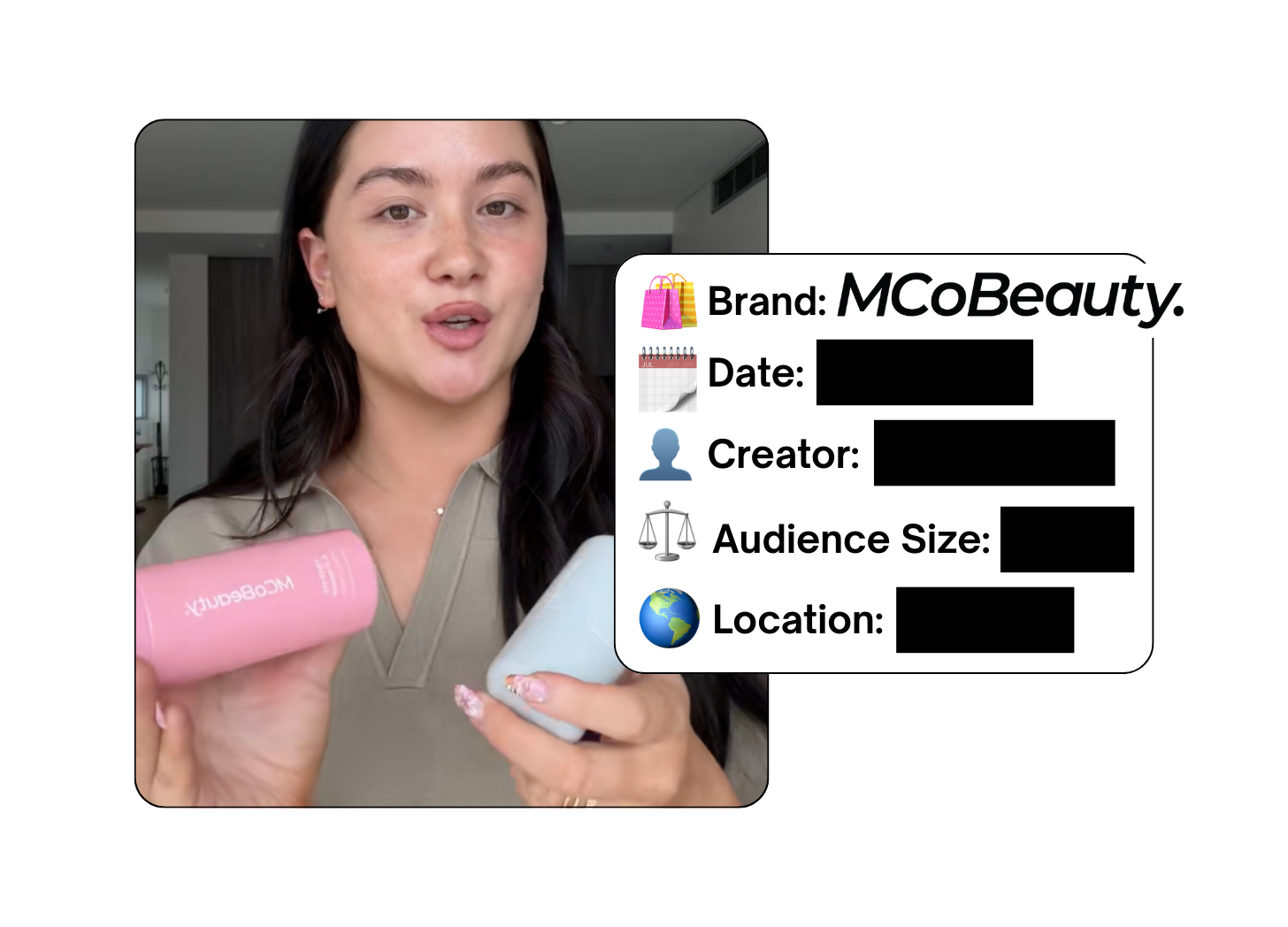 Spotted: MCoBeauty in a new paid collab