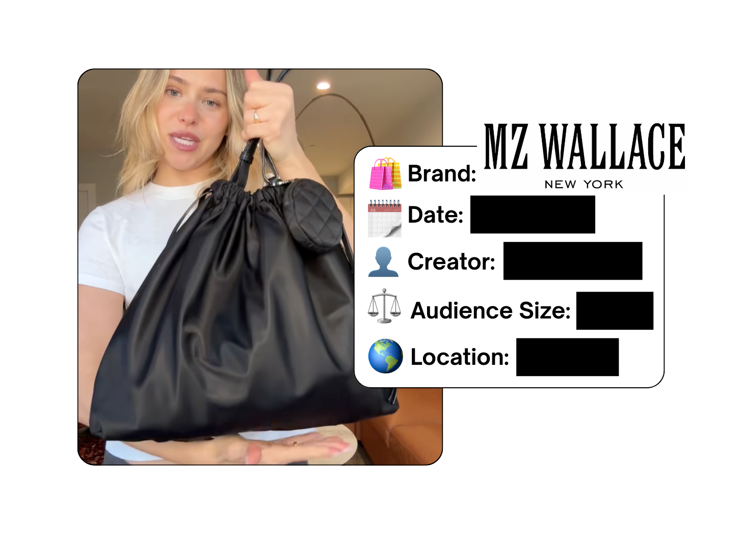 Spotted: MZ Wallace in a new paid collab