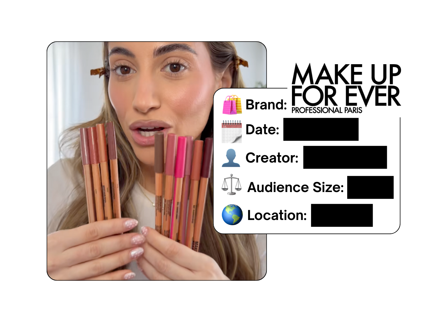 Spotted: Makeup Forever in a new paid collab