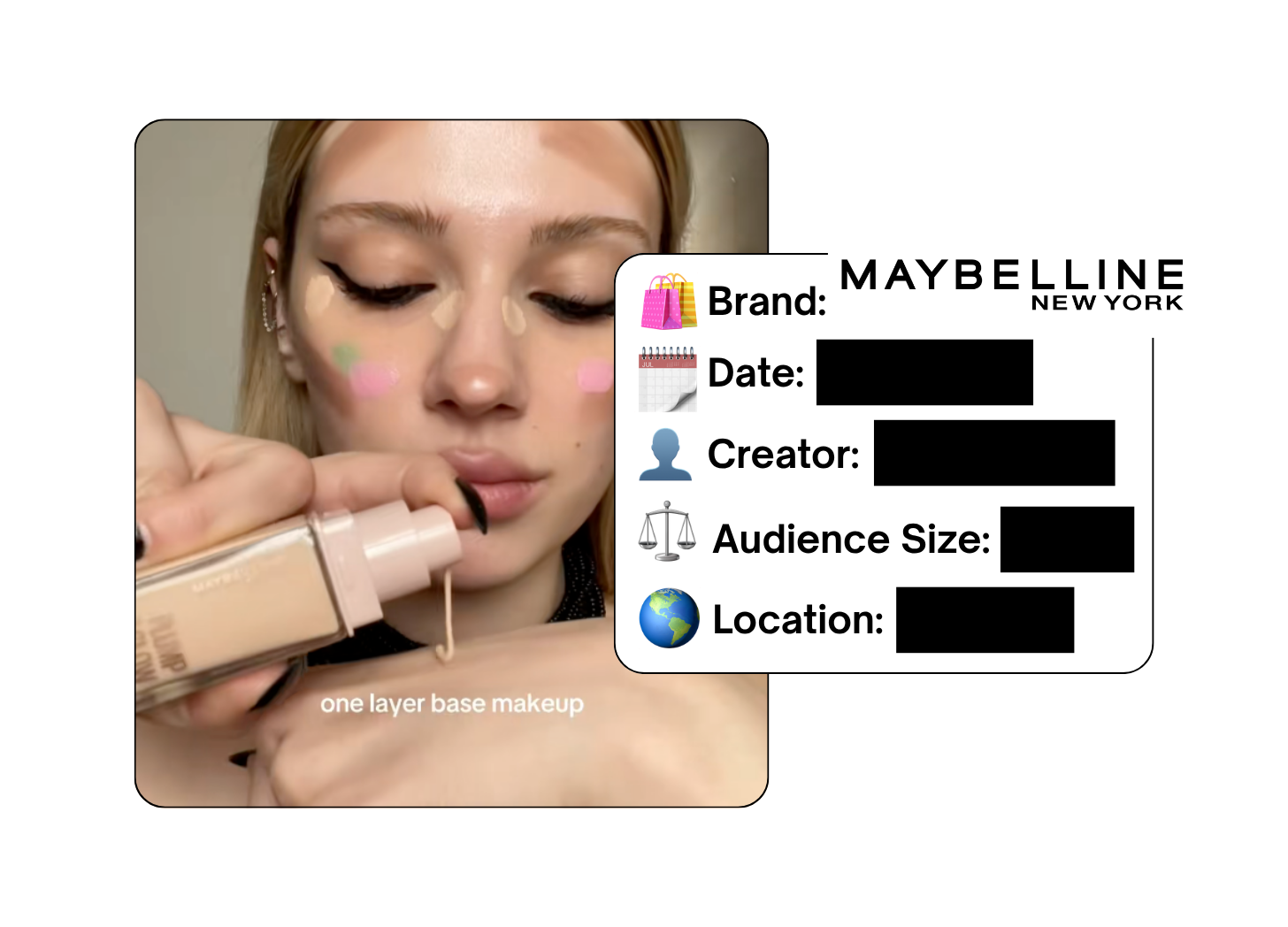 Spotted: Maybelline in a new paid collab