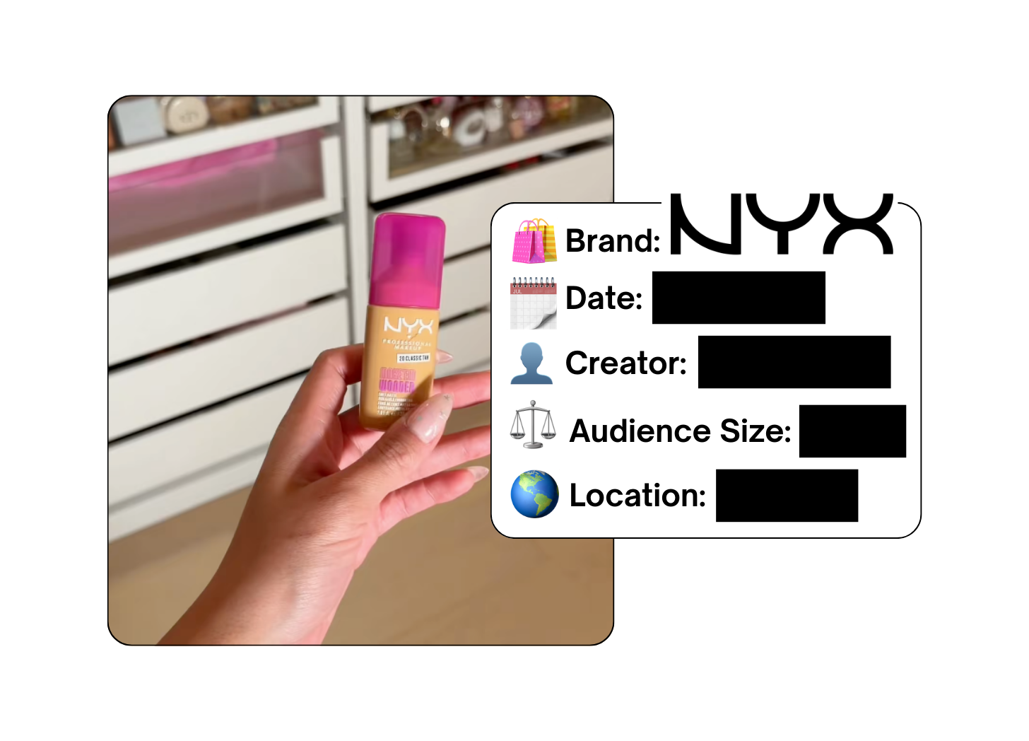 Spotted: NYX Cosmetics in a new paid collab