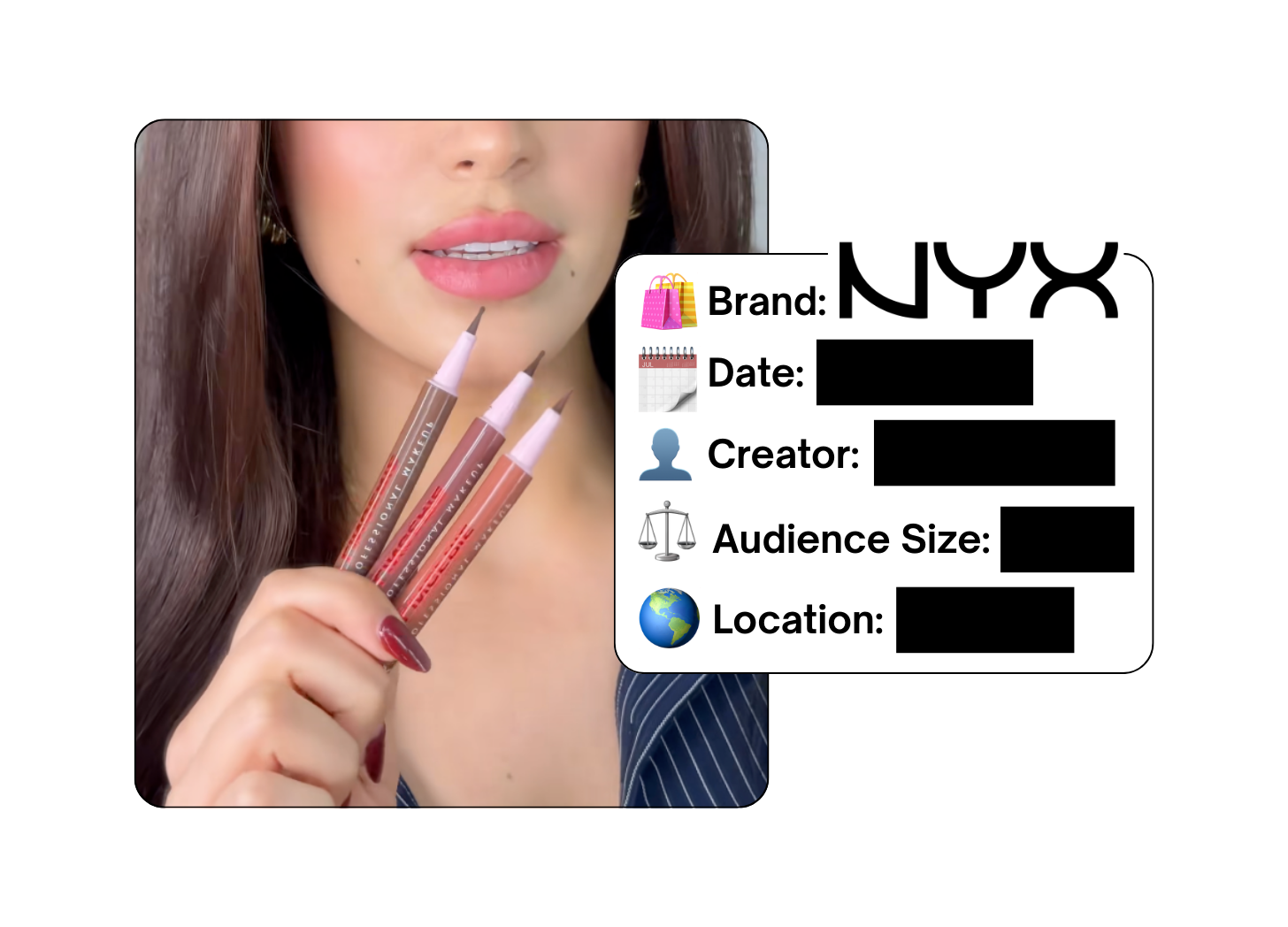 Spotted: NYX Cosmetics in a new paid collab