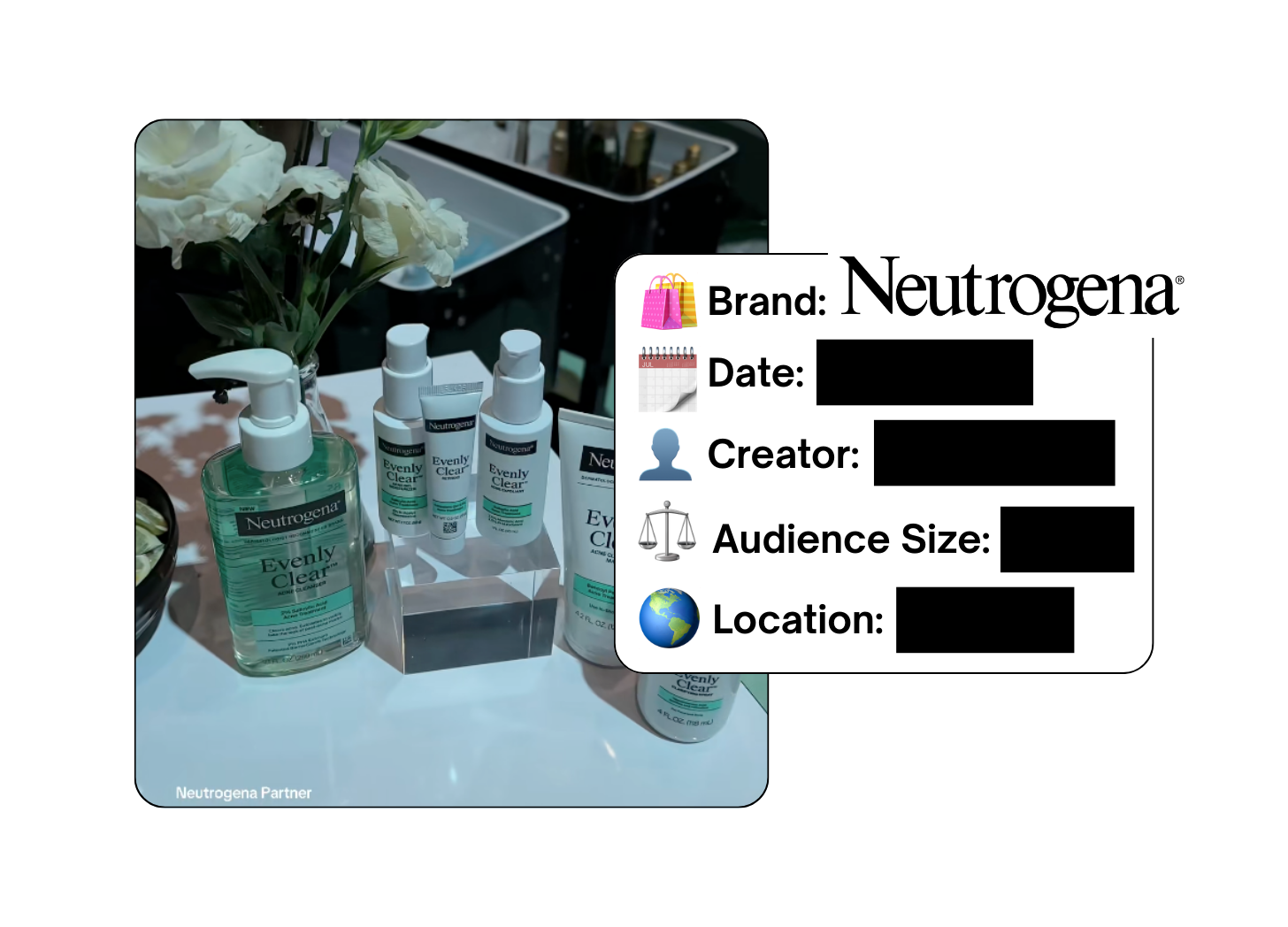 Spotted: Neutrogena in a new paid collab