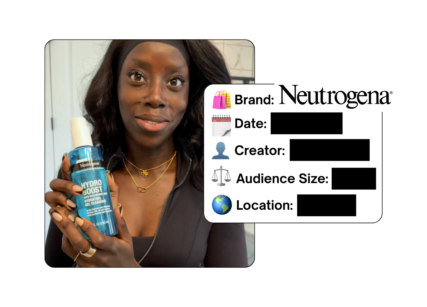 Spotted: Neutrogena in a new paid collab