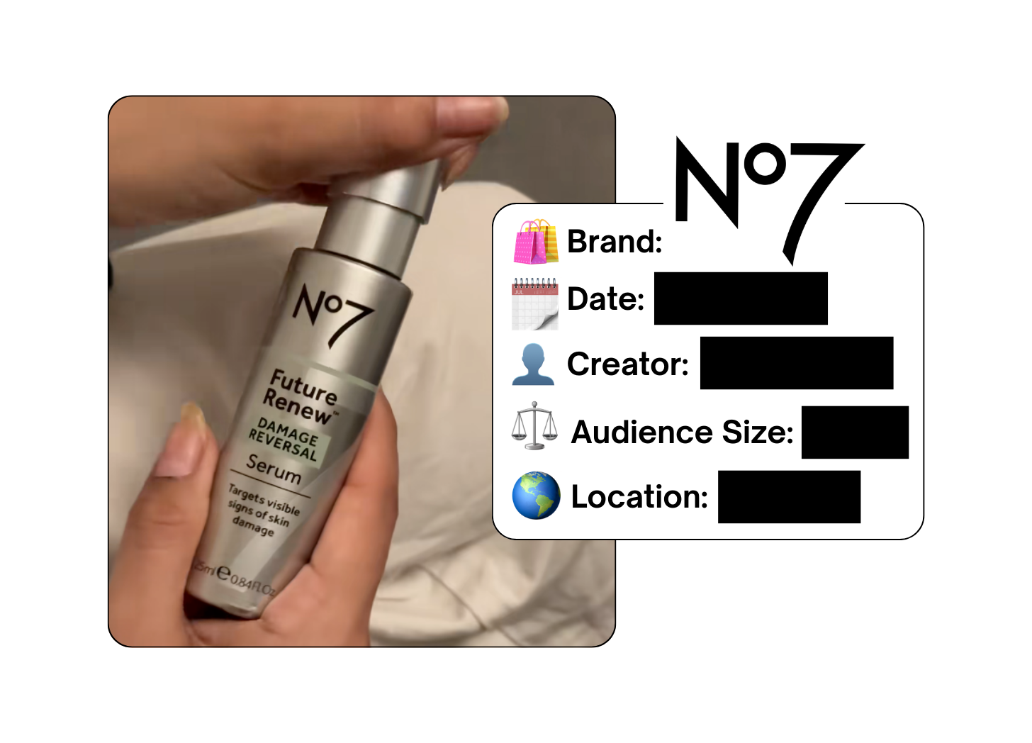 Spotted: No7 in a new paid collab
