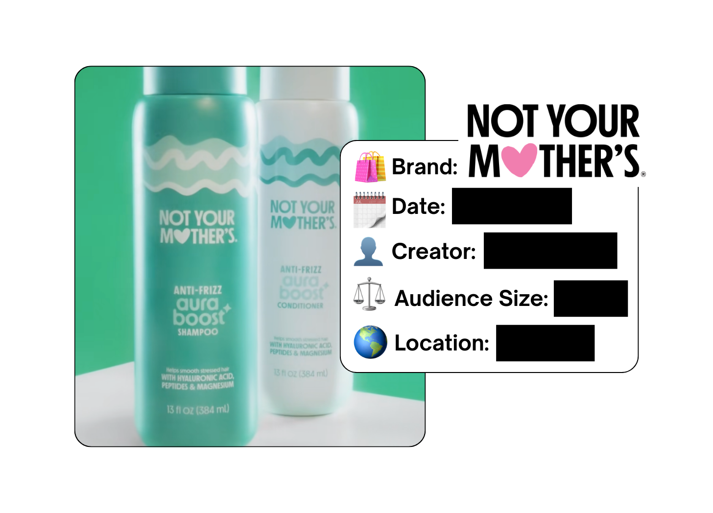 Spotted: Not Your Mother’s in a new paid collab