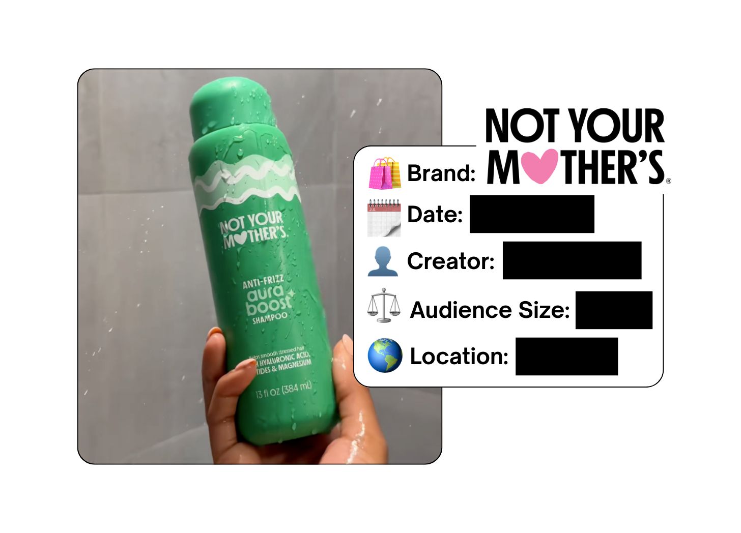 Spotted: Not Your Mother’s in a new paid collab