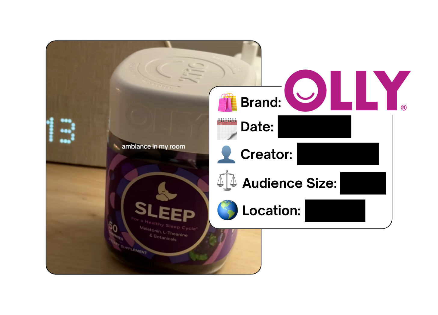 Spotted: OLLY Wellness in a new paid collab