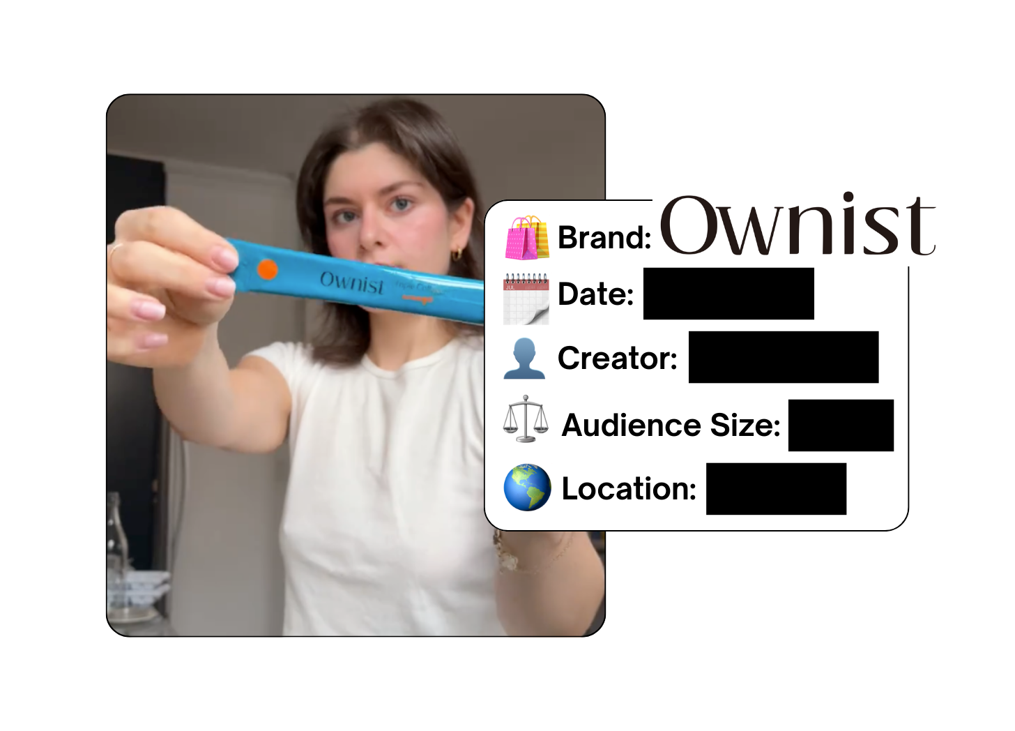 Spotted: Ownist in a new paid collab