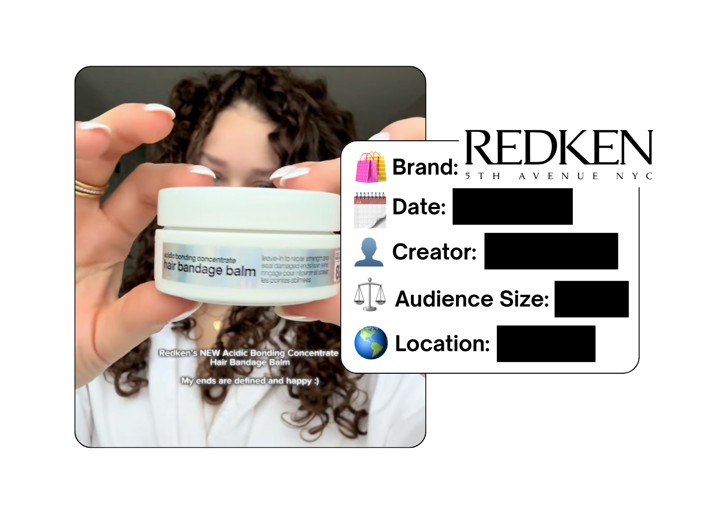 Spotted: Redken in a new paid collab