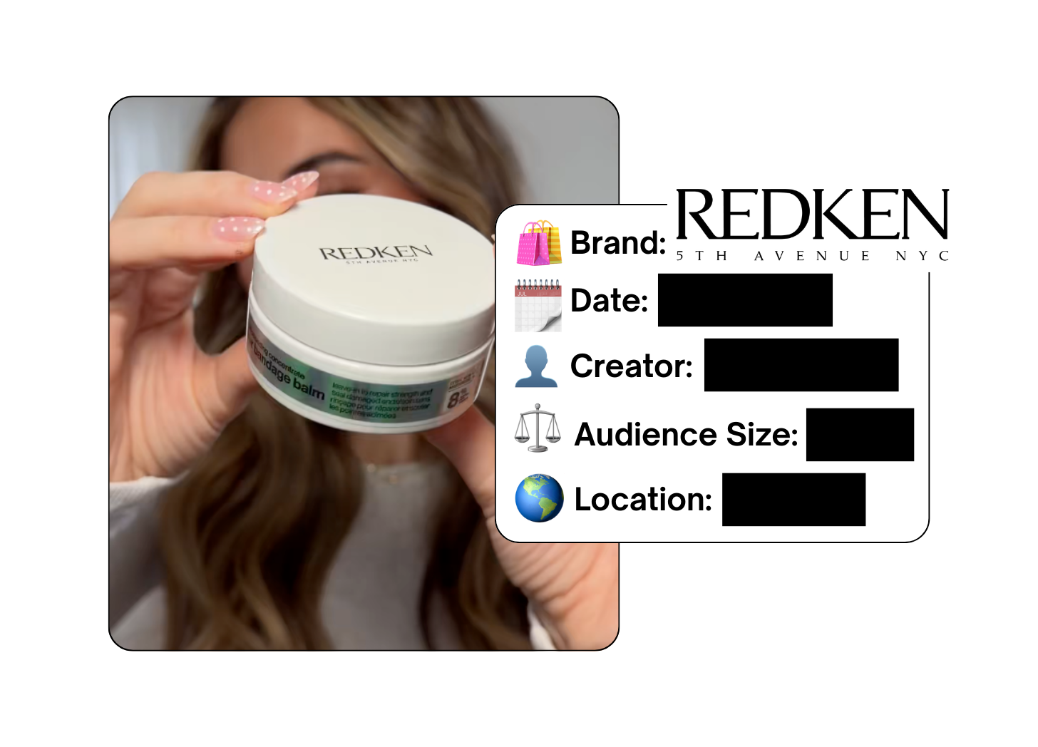 Spotted: Redken in a new paid collab