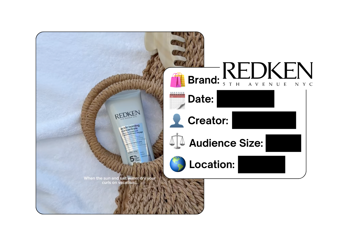 Spotted: Redken in a new paid collab