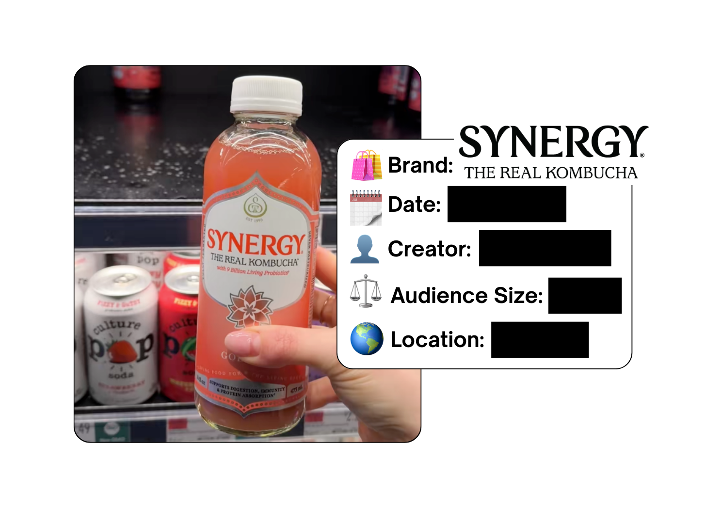 Spotted: SYNERGY Kombucha in a new paid collab
