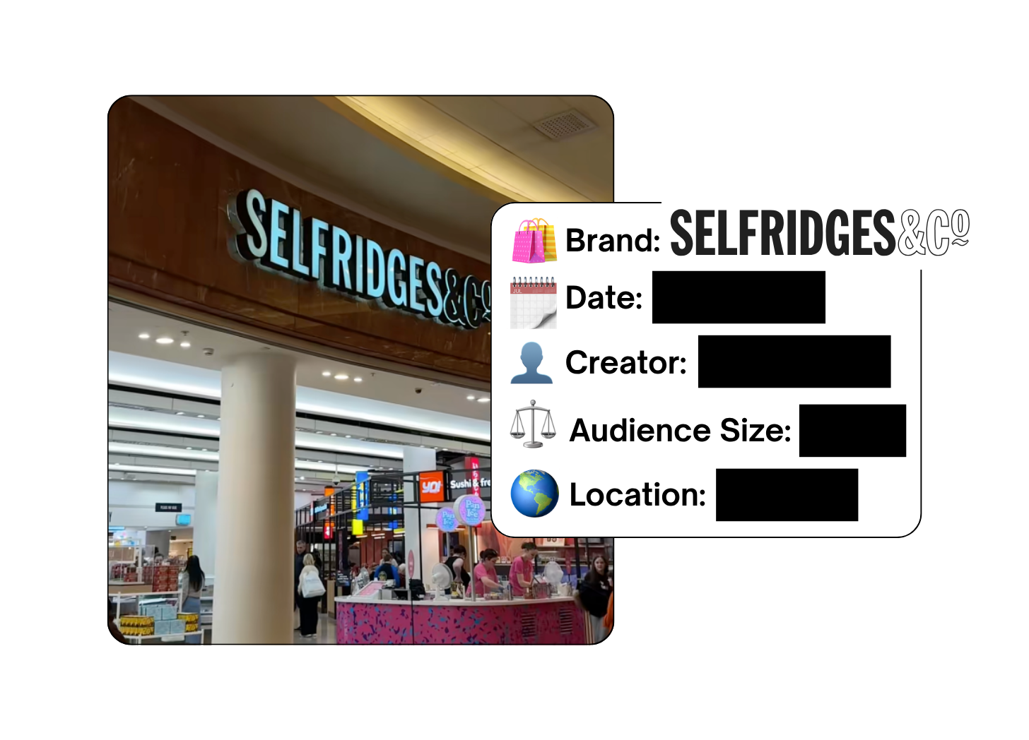 Spotted: Selfridges in a new paid collab
