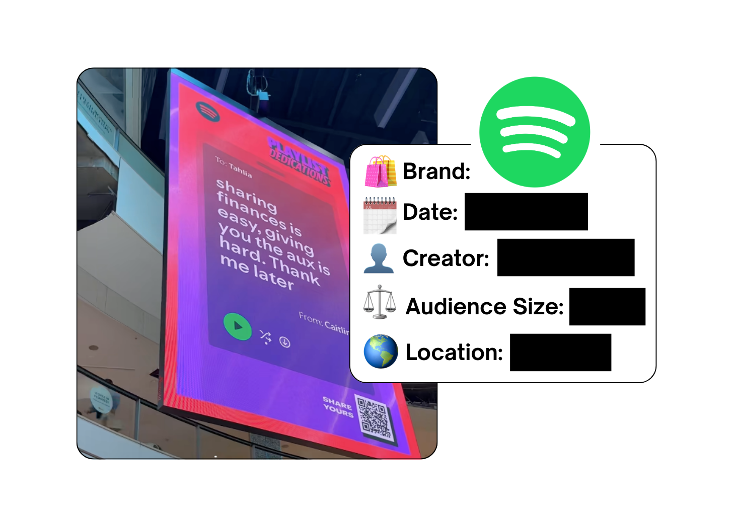 Spotted: Spotify in a new paid collab