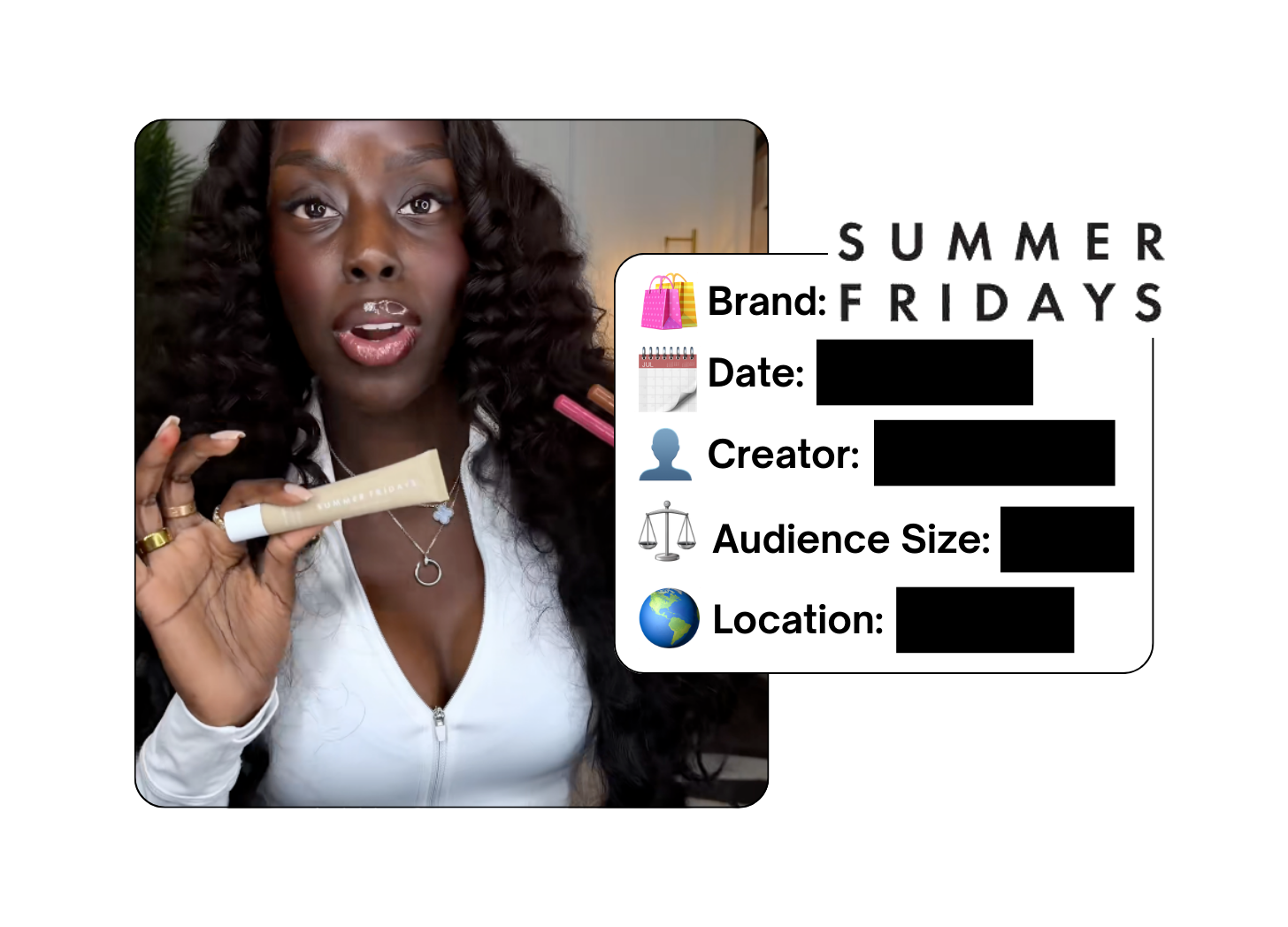 Spotted: Summer Fridays in a new paid collab