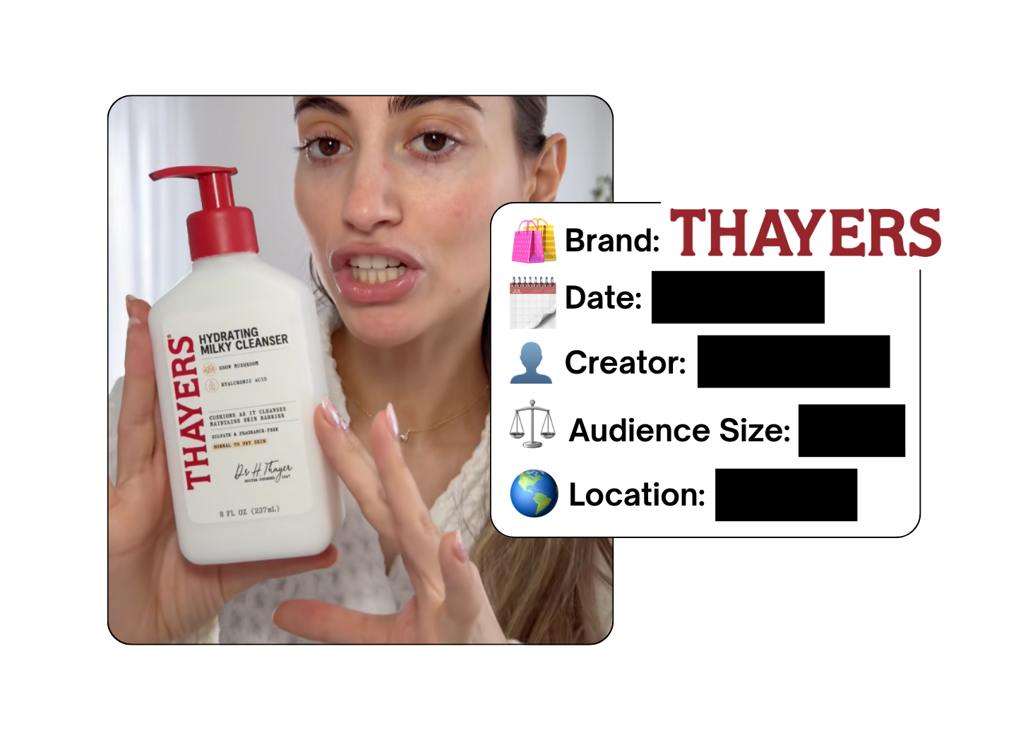 Spotted: Thayers in a new paid collab