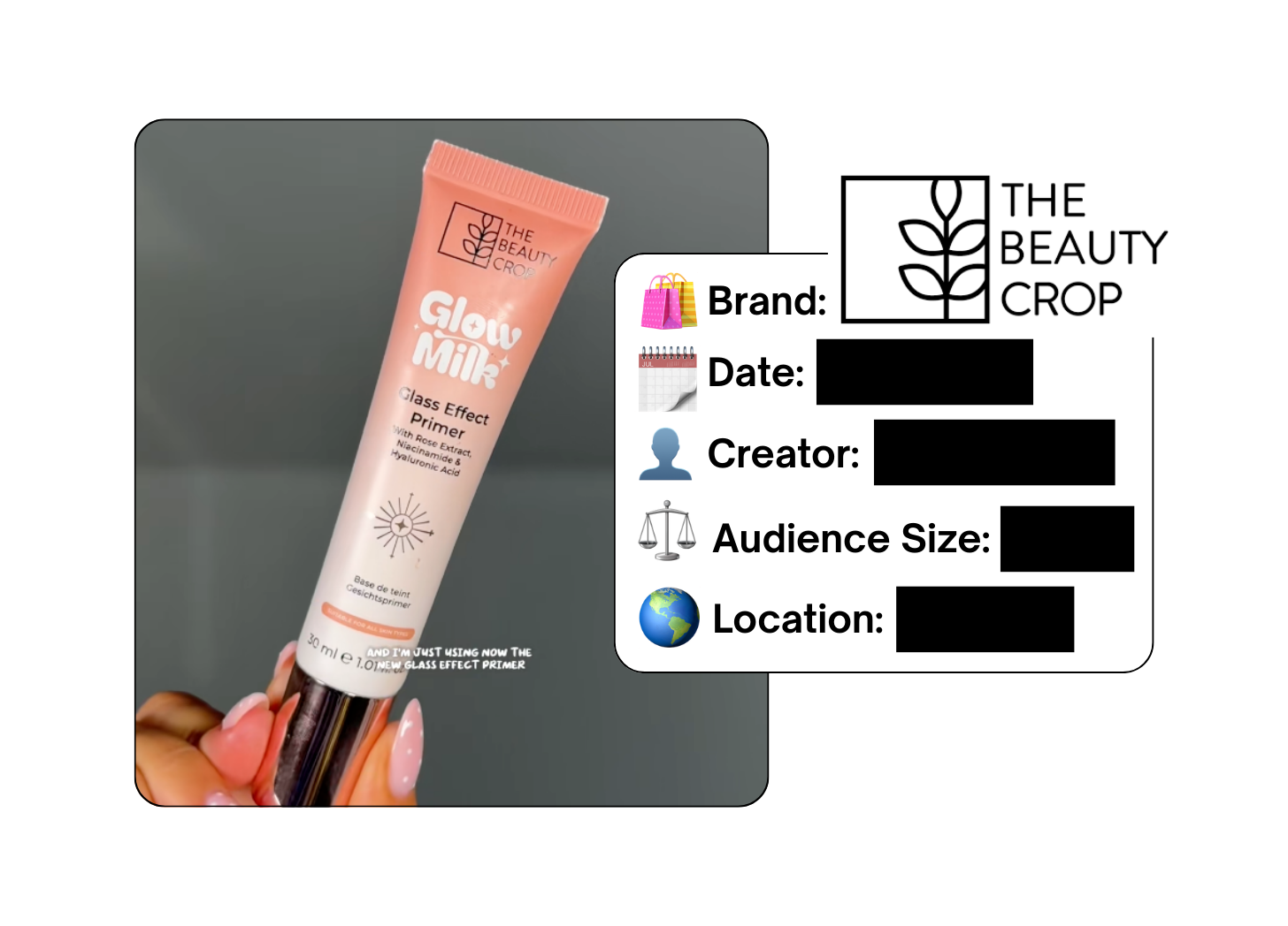 Spotted: The Beauty Crop in a new paid collab