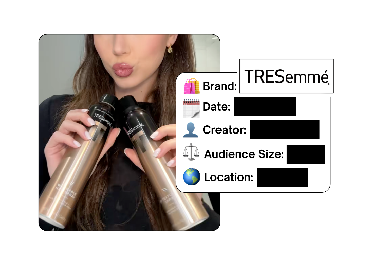Spotted: TRESemmé in a new paid collab