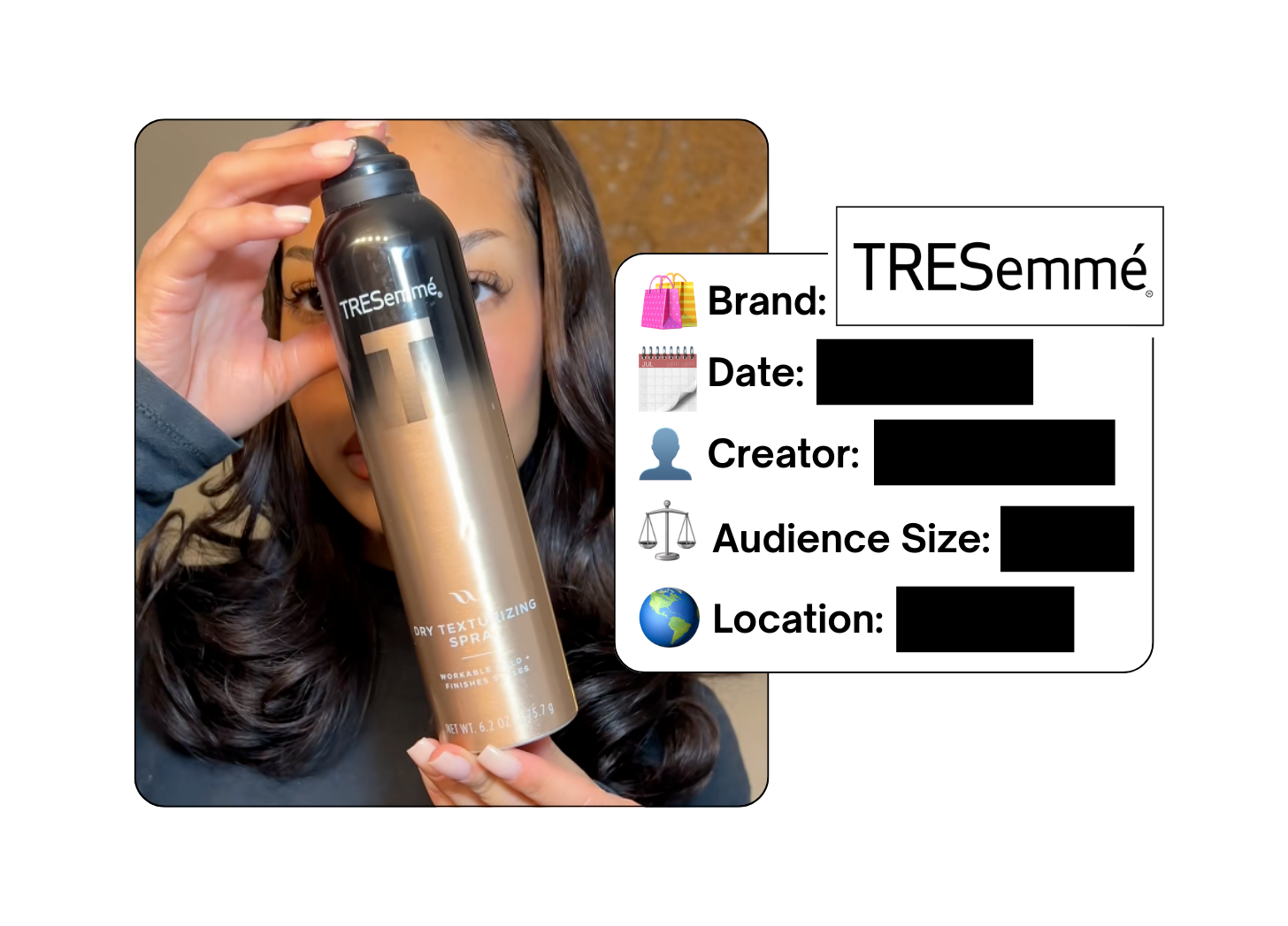 Spotted: TRESemmé in a new paid collab