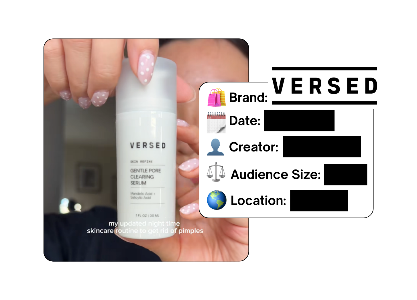 Spotted: Versed in a new paid collab