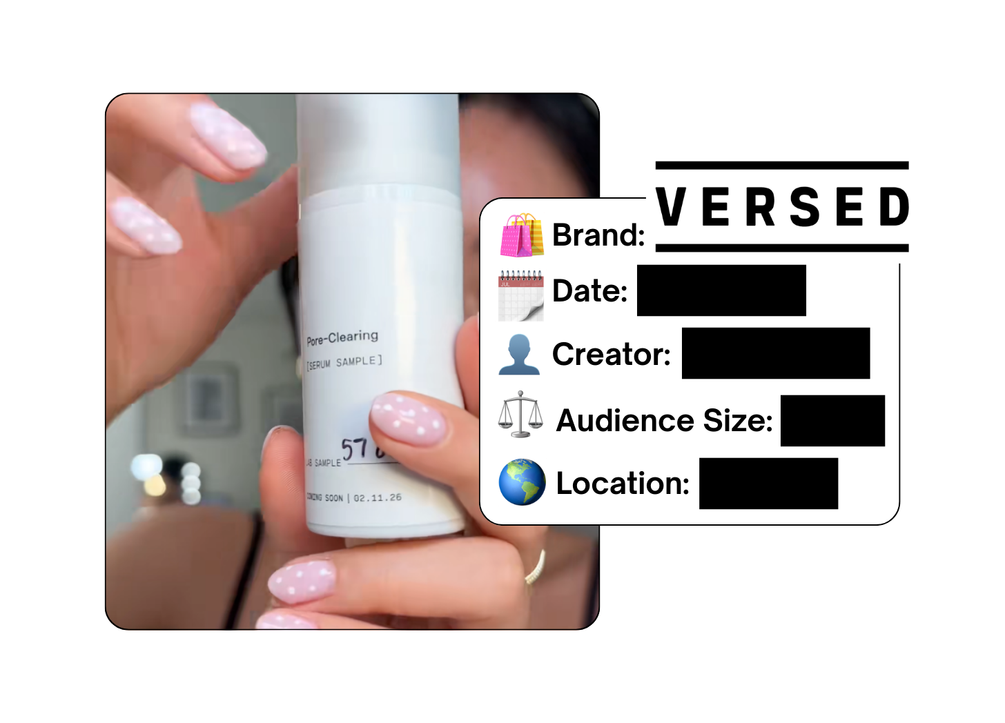 Spotted: Versed in a new paid collab