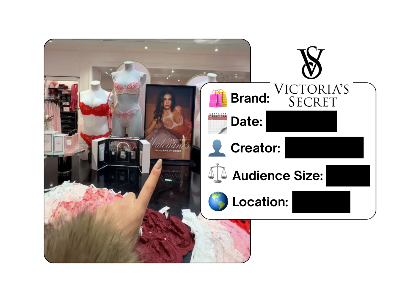 Spotted: Victoria’s Secret in a new paid collab