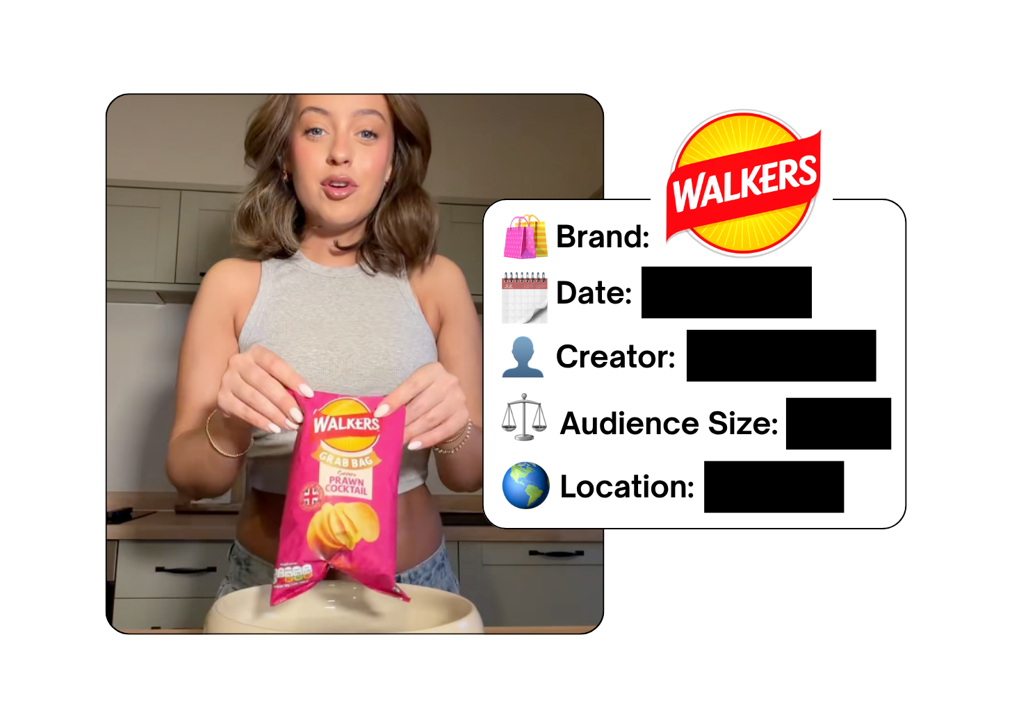 Spotted: Walkers Crisps in a new paid collab