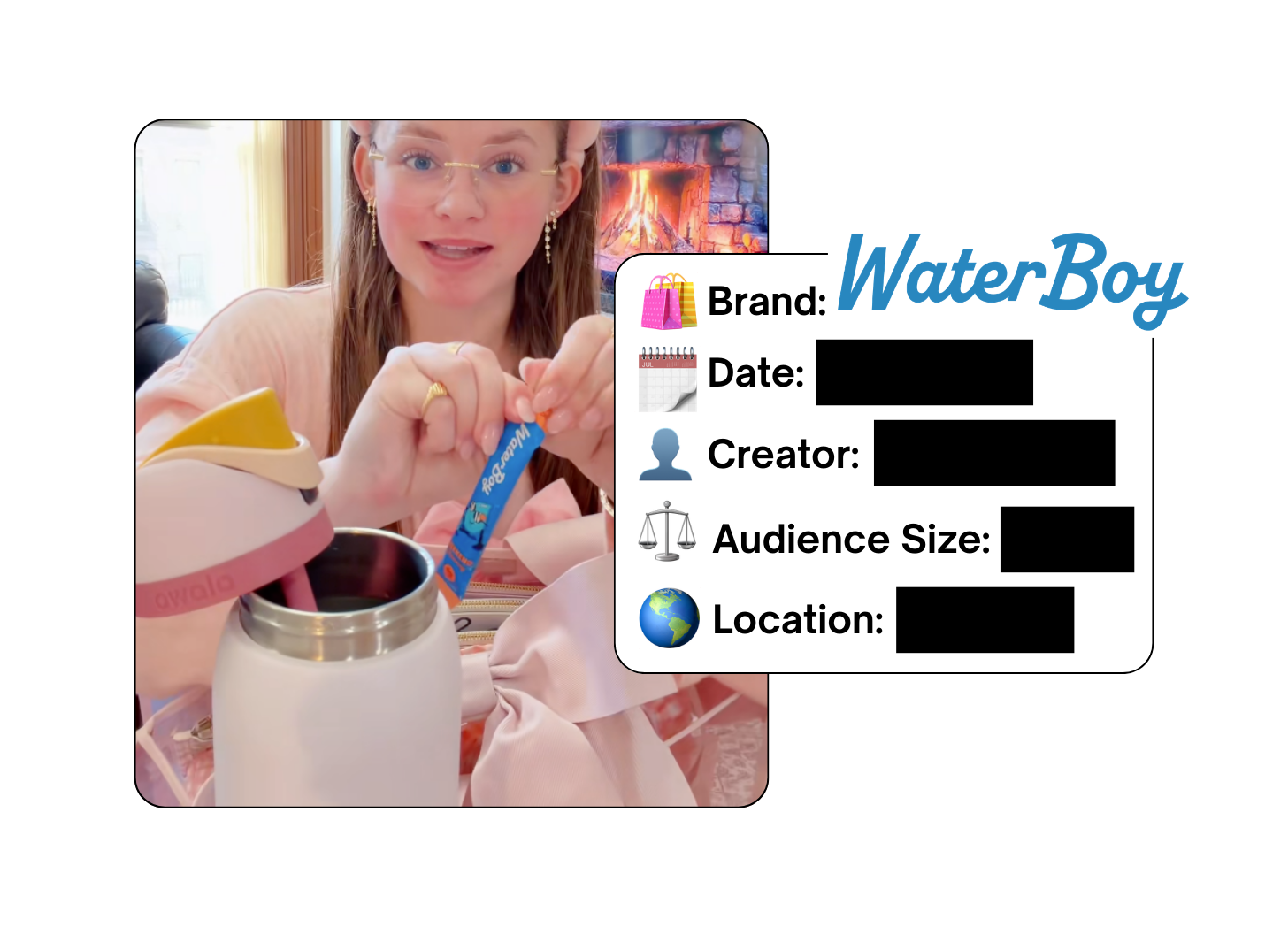 Spotted: Waterboy in a new paid collab