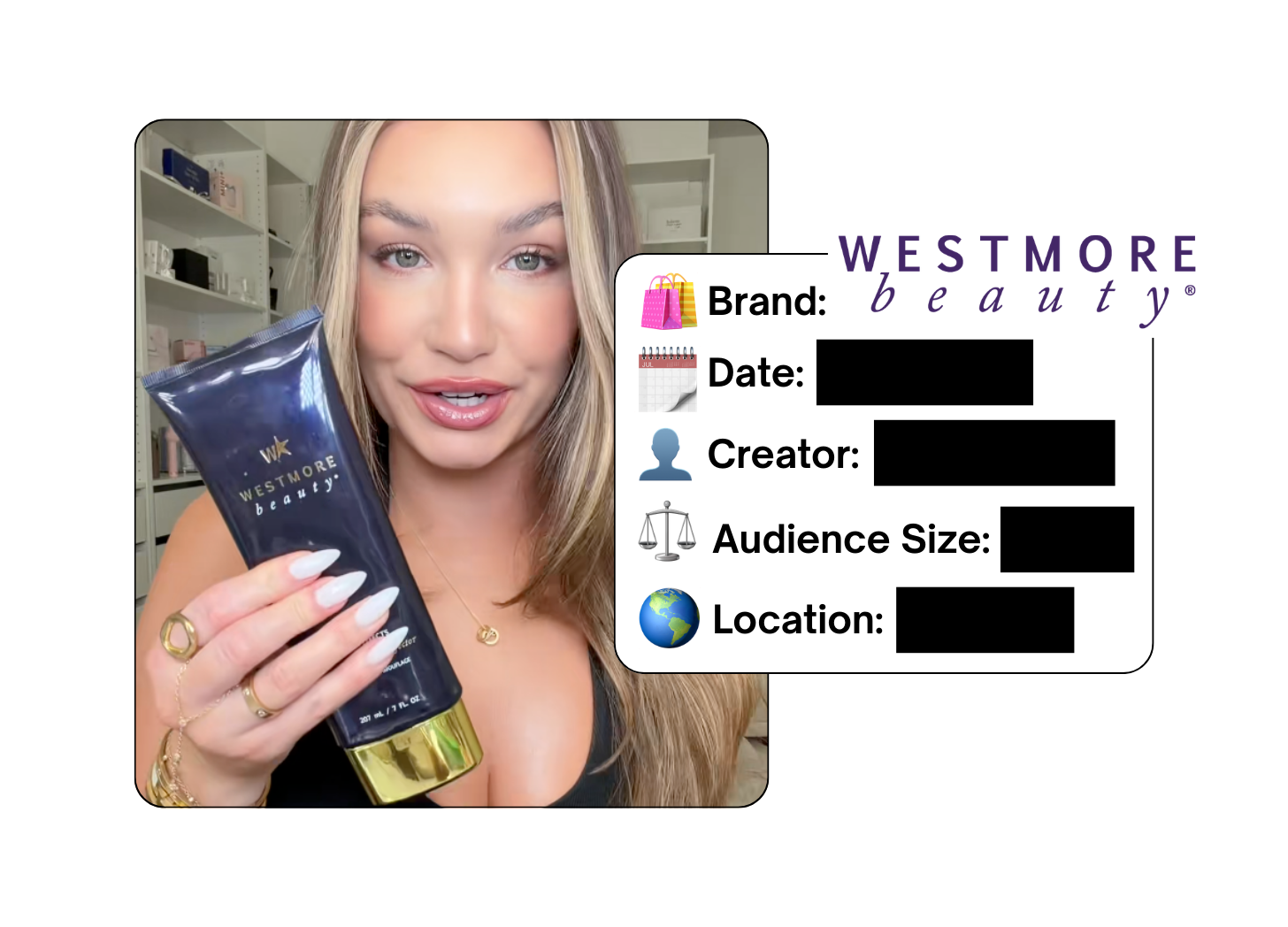 Spotted: Westmore Beauty in a new paid collab