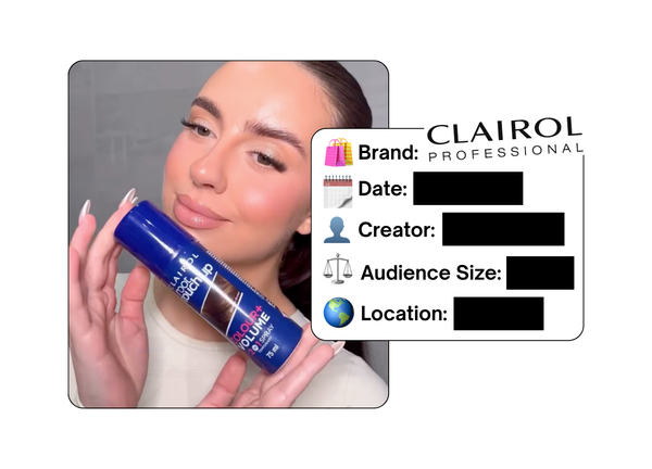 Spotted: Clairol in a new paid collab