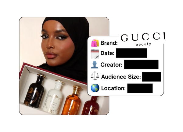 Spotted: Gucci Beauty in a new paid collab