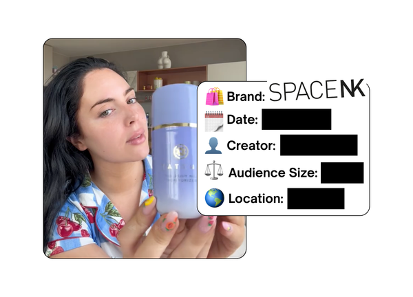 Spotted: Space NK in a new paid collab