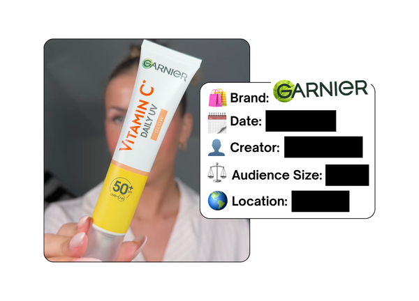Spotted: Garnier in a new paid collab