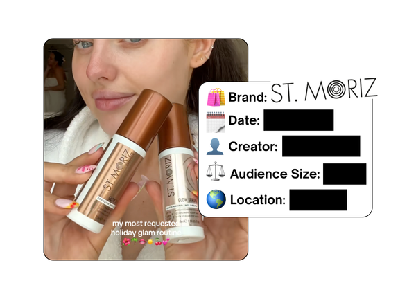 Spotted: St Moriz in a new paid collab