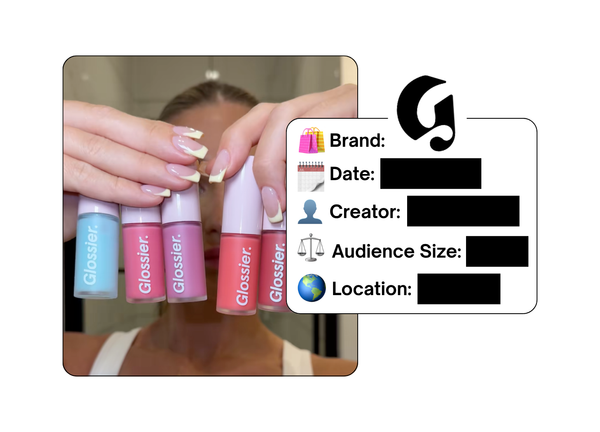 Spotted: Glossier in a new paid collab