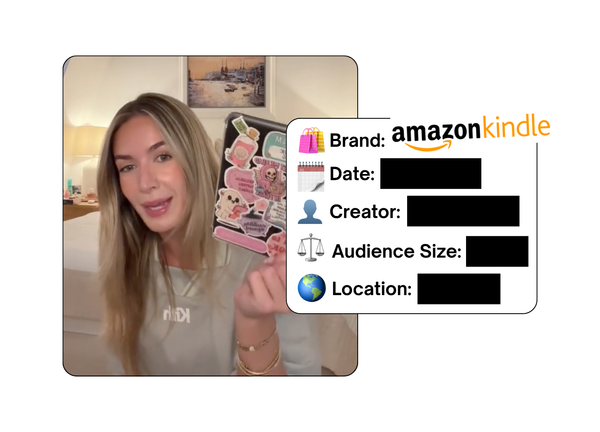 Spotted: Amazon Kindle in a new paid collab