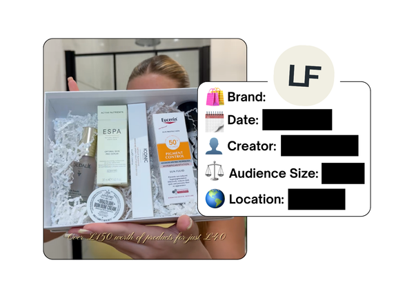 Spotted: LOOKFANTASTIC in a new paid collab