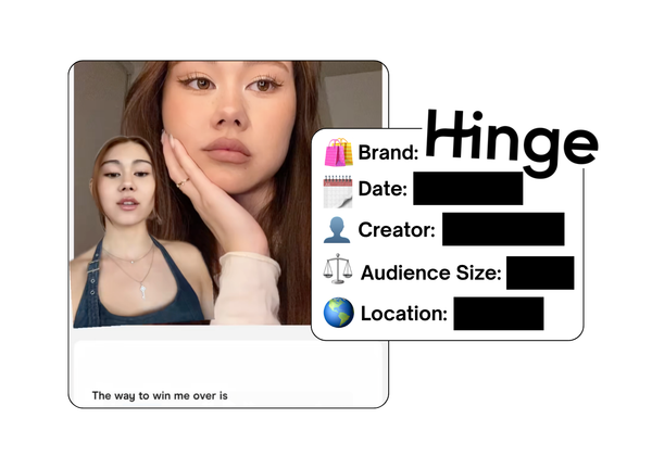 Spotted: Hinge in a new paid collab