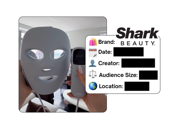 Spotted: Shark Beauty in a new paid collab