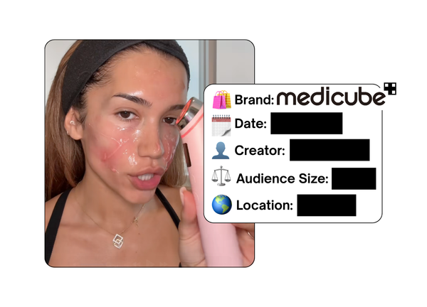 Spotted: Medicube in a new paid collab