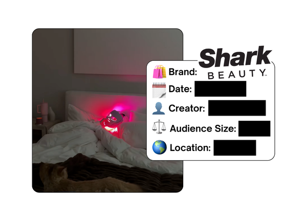 Spotted: Shark Beauty in a new paid collab