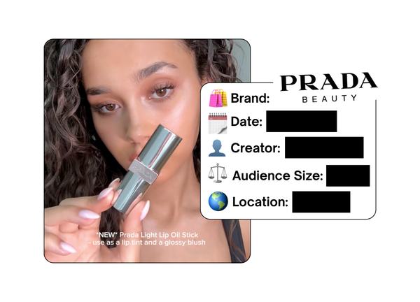 Spotted: Prada Beauty in a new paid collab