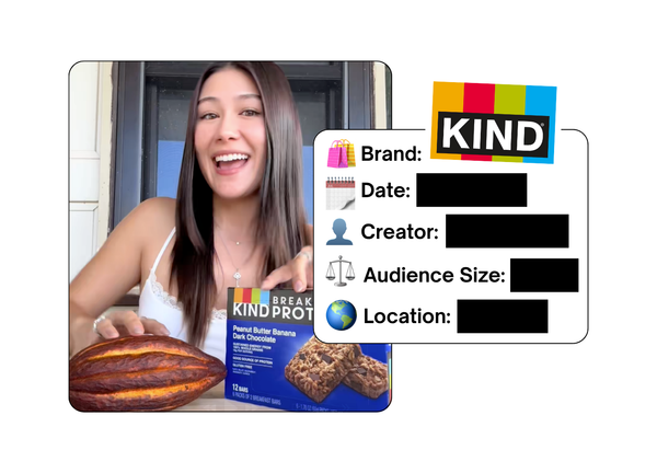 Spotted: KIND Snacks in a new paid collab